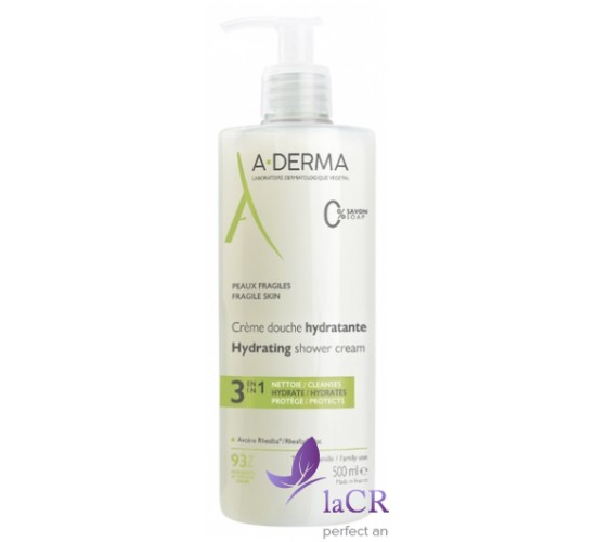 А-Дерма Очищуючий крем - гель 3 в 1 A-DERMA Creme Douche Hydratante, 500 мл