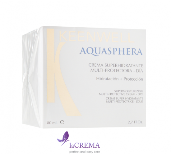 Keenwell Aquasphera Денний суперзволожуючий мультизахисний крем, 80 мл