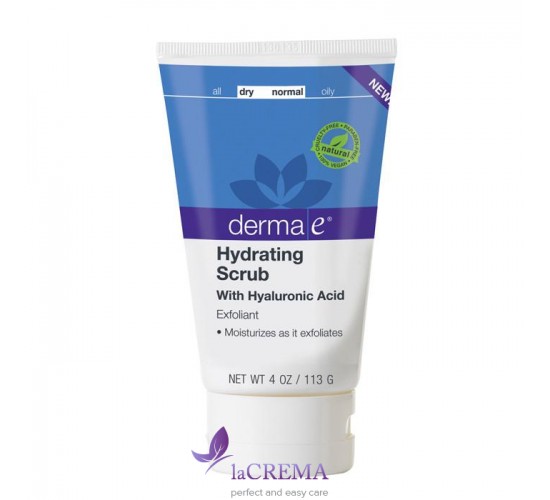Derma E Hydrating Увлажняющий скраб с гиалуроновой кислотой, 113 г