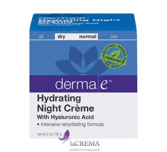 Derma E Hydrating Увлажняющий ночной крем с гиалуроновой кислотой, 56 г