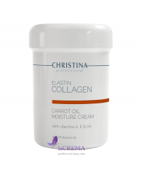 Christina Крем з морквяною олією Еластін Колаген для сухої шкіри Elastin Collagen Carrot, 250 мл