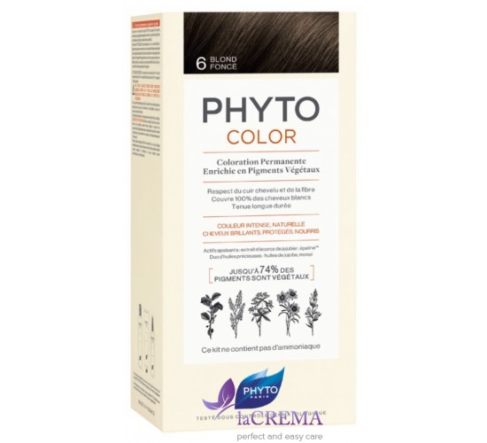 Фіто Фарба для волосся Фітоколор - Phyto Phytocolor №6
