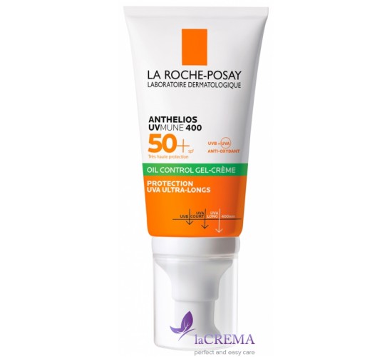 La Roche-Posay Антгеліос Сонцезахисний крем-гель SPF50+ Anthelios UVmune 400 Oil Control, 50 мл