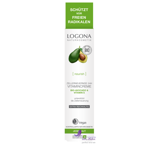 Logona БИО Крем для лица витаминный Авокадо, 30 мл