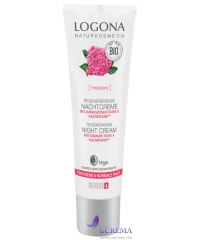 Logona БИО Крем для лица ночной для сухой кожи Роза, 30 мл