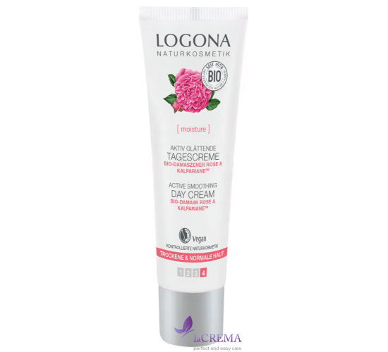 Logona БИО Крем дневной для сухой кожи лица Роза, 30 мл