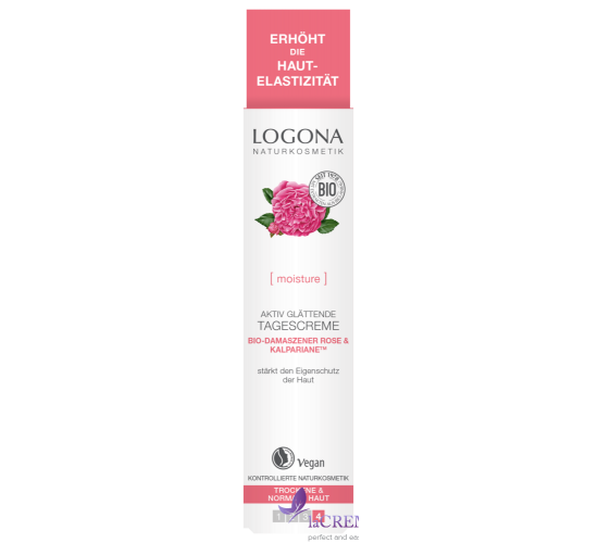 Logona БИО Крем дневной для сухой кожи лица Роза, 30 мл