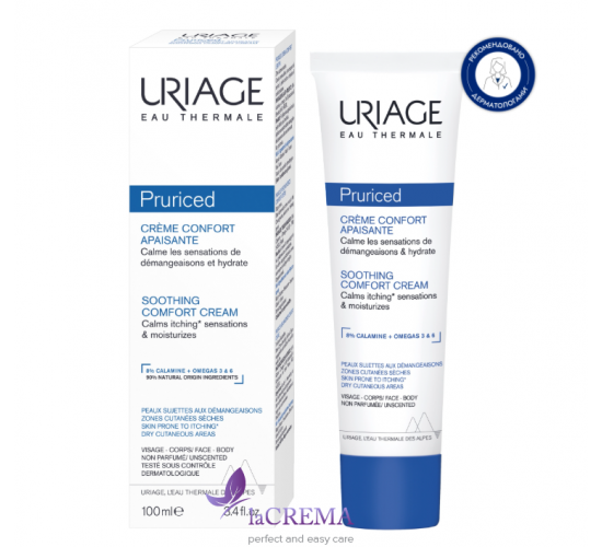 Урьяж Прурісед Протисвербіжний заспокійливий крем Uriage Pruriced Soothing Comfort Cream, 100 мл