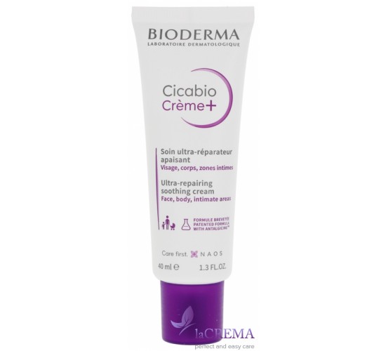 Біодерма Цикабіо Відновлюючий і заспокійливий крем Bioderma Cicabio Cream+, 40 мл
