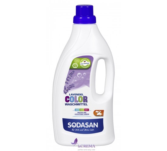 SODASAN Жидкое средство Color-Lavender для стирки цветных и черных вещей, 1,5 л