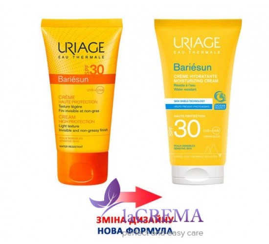 Урьяж Бар'єсан Сонцезахисний крем для обличчя Uriage Bariesun SPF 30+, 50 мл