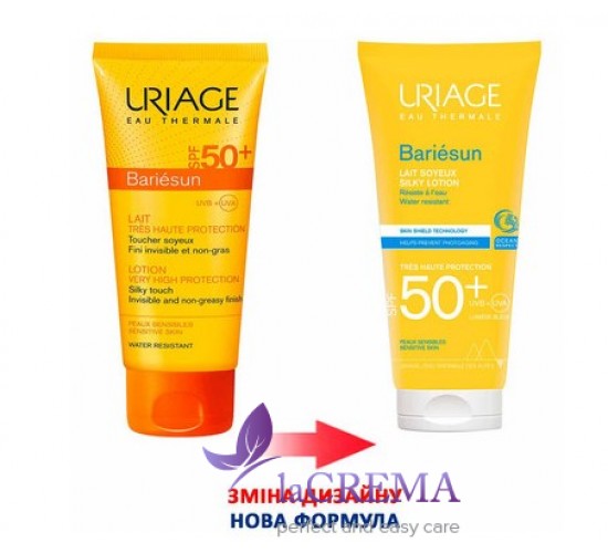 Урьяж Бар'єсан Сонцезахисне молочко для тіла Uriage Bariesun SPF 50+, 100 мл