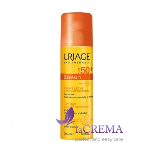 Урьяж Бар'єсан Сонцезахисний спрей - димка SPF50+ Uriage Bariesun Brume, 200 мл