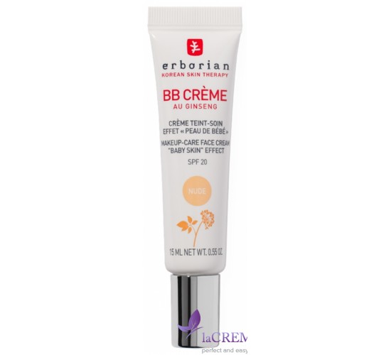 Ерборіан ВВ Крем тонуючий Ньюд 5 в 1 для обличчя Erborian BB Creme Ginseng Nude, 15 мл