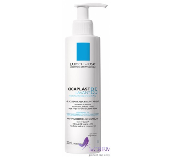 La Roche-Posay Цикапласт B5 Гель очищувальний для подразненої шкіри, 200 мл