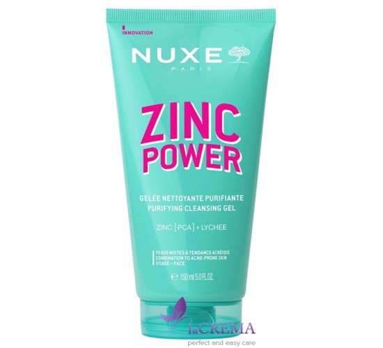 Нюкс Цинк Пауер очищувальний гель для шкіри з недоліками Nuxe Zinc Power, 150мл
