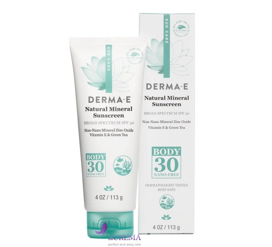 Derma E Sun Натуральный лосьон для тела с SPF30, 113 г