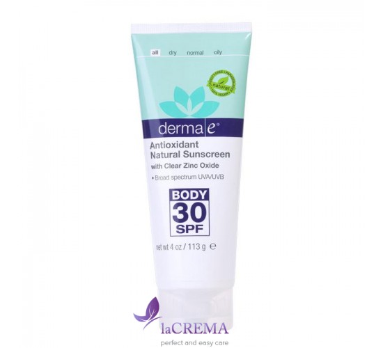 Derma E Sun Натуральный лосьон для тела с SPF30, 113 г