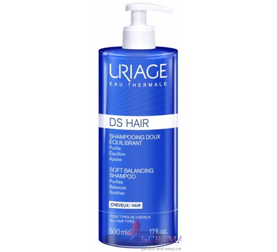 Урьяж Д.С. Ніжний балансуючий шампунь Uriage D.S. HAIR, 500 мл