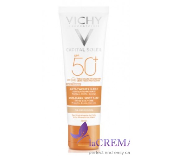 Vichy Capital Soleil Сонцезахисний тонуючий крем SPF50 Anti-Dark Spot Tinted, 50 мл