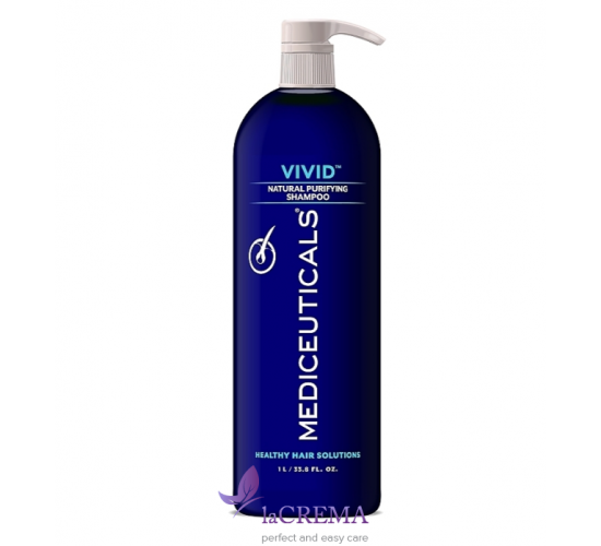 Mediceuticals Vivid Шампунь для глибокого очищення та детоксикації Healthy Hair Solutions, 1000 мл