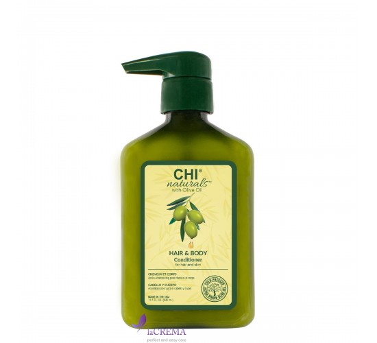 CHI Naturals with Olive Oil Кондиціонер для волосся та тіла 2 в 1, 340 мл