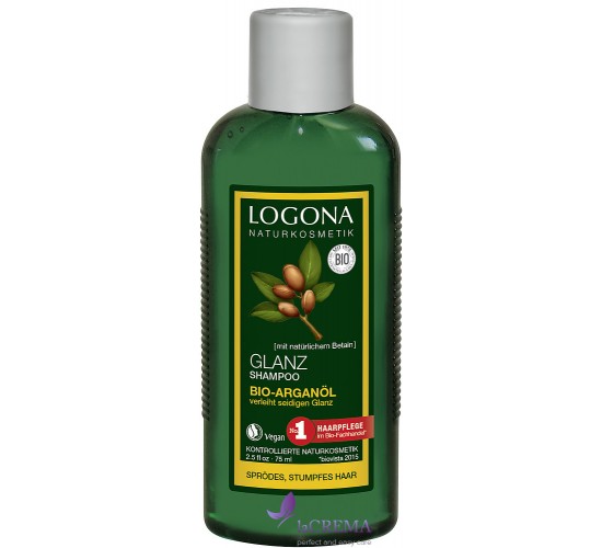 Logona БИО-Шампунь для блеска с Аргановым маслом, 250 мл