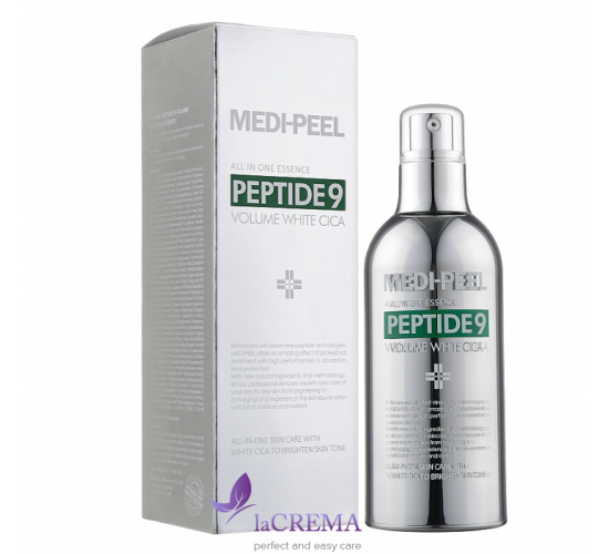 Medi-Peel Освітлююча киснева есенція з центеллою Peptide 9 Volume White Cica Essence, 100 ml