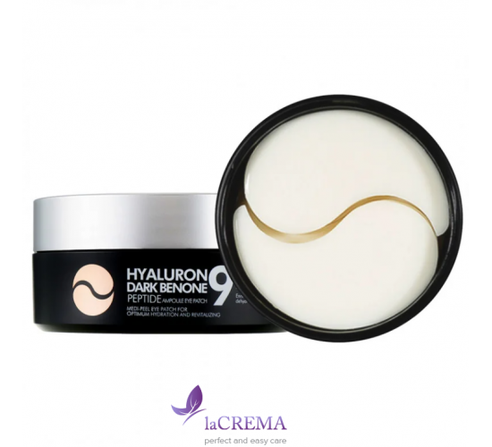 Medi-Peel Гідрогелеві патчі від темних кіл Hyaluron Dark Benone Peptide 9 Ampoule Eye Patch, 60 шт