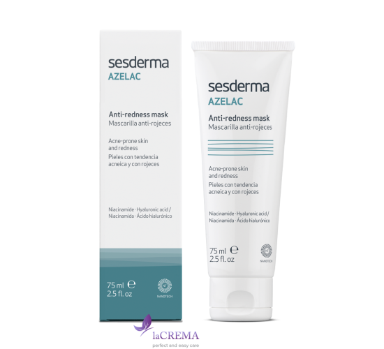 Sesderma Azelac Маска проти почервоніння при куперозі та разацеа, 75 мл