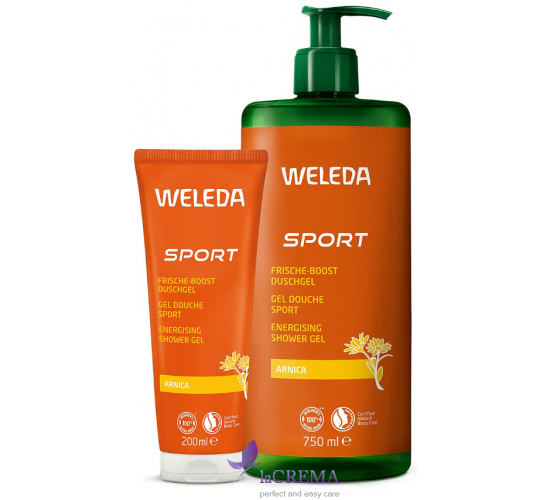 Веледа Очищувальний гель для душу Спорт Арніка - Weleda Sport, 200 мл
