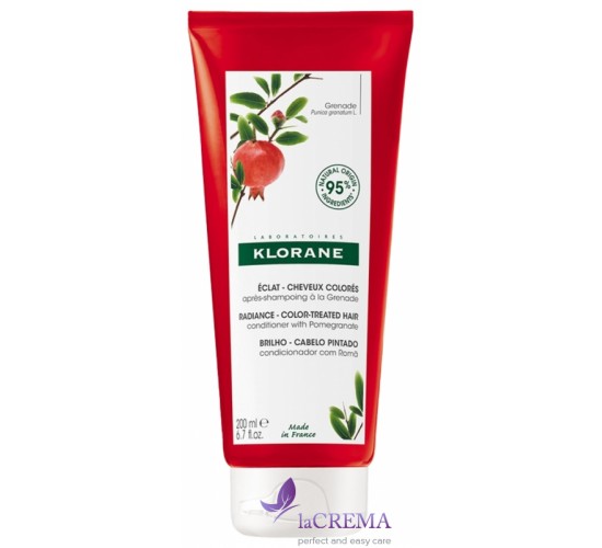 Клоран Кондиціонер Гранат для фарбованого волосся - Klorane Conditioner, 200 мл