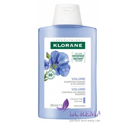 Клоран Шампунь Льон для об'єму - Klorane, 200 мл
