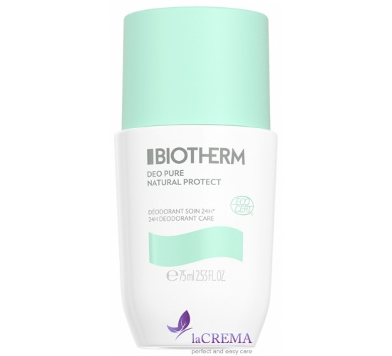 Біотерм Кульковий Дезодорант - антиперспірант 24Н Biotherm Natural Protect, 75 мл
