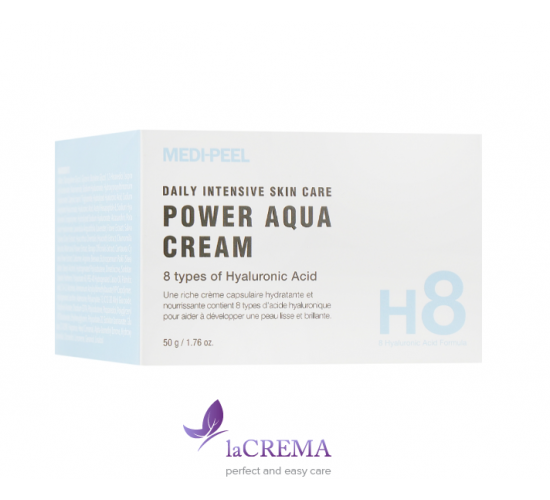 Medi-Peel H8 Капсульний інтенсивний зволожуючий крем для обличчя Power Aqua Cream, 50 г