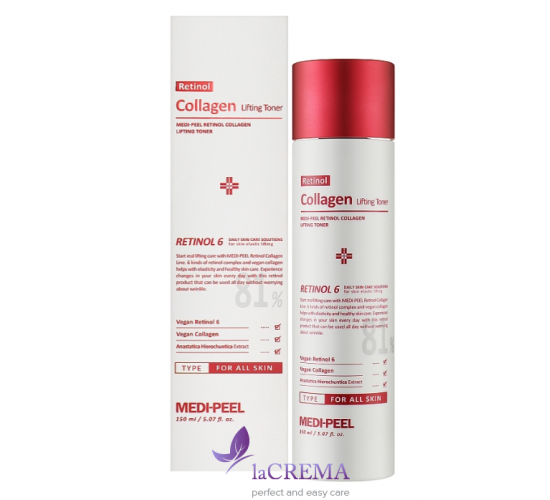 Medi-Peel Retinol Collagen Колагеновий тонер із ретинолом, 150 мл