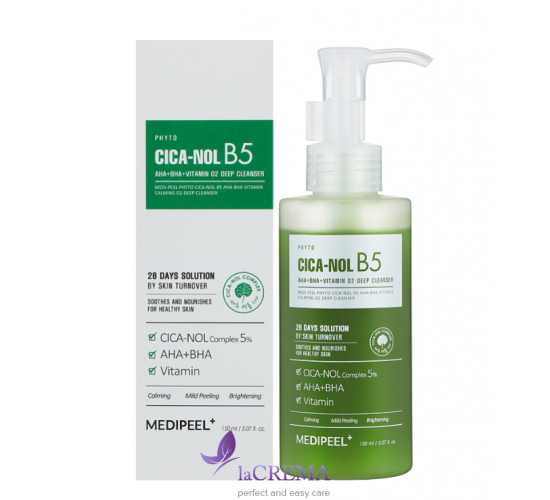 Medi-Peel Phyto CICA-Nol B5 Зміцнююча киcнева гель-пінка з кислотами, 150 мл