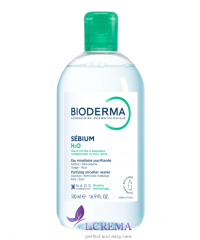 Біодерма Себіум Н2О Міцелярна вода для проблемної шкіри Bioderma Sebium H2O, 500 мл