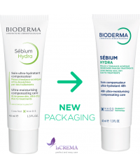 Біодерма Себіум Гідра Зволожувальний крем для обличчя при акне Bioderma Sebium Hydra Cream, 40 мл