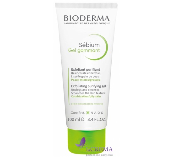 Біодерма Себіум Відлущуючий гель - скраб Bioderma Sebium, 100 мл