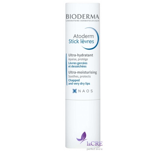 Біодерма Атодерм Бальзам-стік для сухої шкри губ - Bioderma Atoderm, 4г