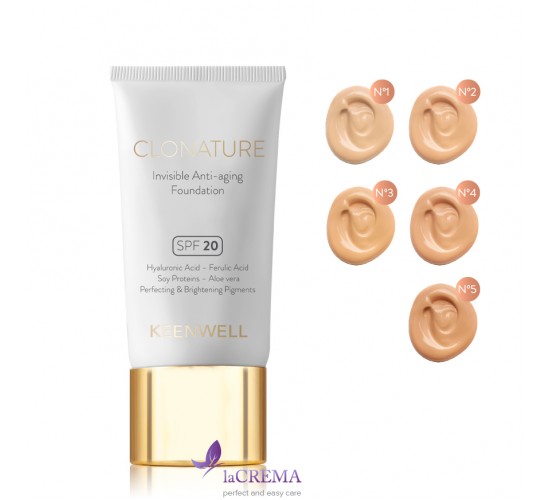 Keenwell Clonature ВВ крем - омолоджуюча захисна база для макіяжу SPF 20 (тон2), 30 мл