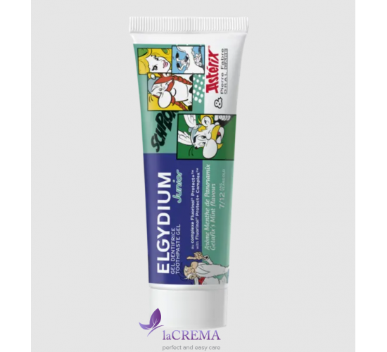 Elgydium Junior Зубна дитяча паста з фтором 7-12 років, зі смаком м'яти, 50 мл
