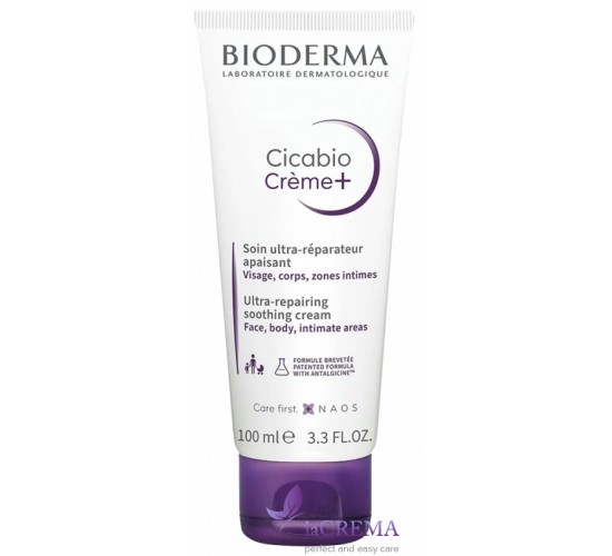 Біодерма Цикабіо Відновлюючий і заспокійливий крем Bioderma Cicabio Cream+, 100 мл