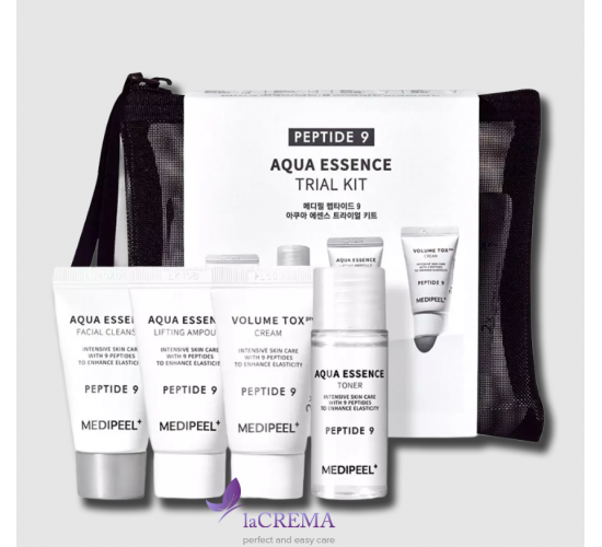 Medi-Peel Peptide 9 Набір міні для обличчя з пептидами Medi-Peel Peptide 9 Aqua Essence Trial Kit