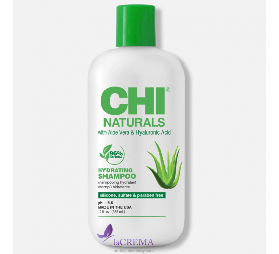 CHI Naturals Зволожуючий шампунь з алое вера, 355 мл