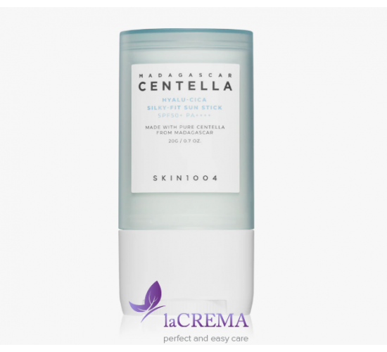 Skin1004 Madagascar Centella Сонцезахисний стік Hyalu-Cica Silky-Fit Sun Stick SPF50+ PA++++, 20 г