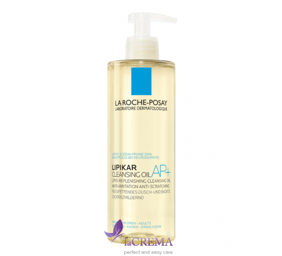La Roche-Posay Ліпікар Ліпідовідновлююча олія для купання Lipikar Cleansing Oil AP+, 400 мл