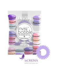 Invisibobble Резинка-Браслет для волос с ароматом Макарони Original Macaron Mayhem, 3 шт