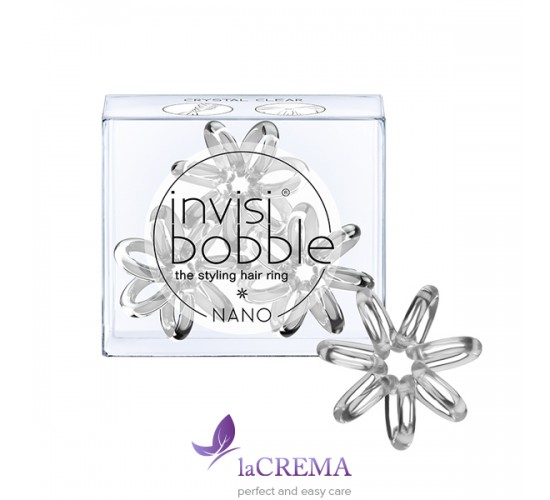 Invisibobble Резинка-браслет для волос Nano Crystal Clear 3 шт